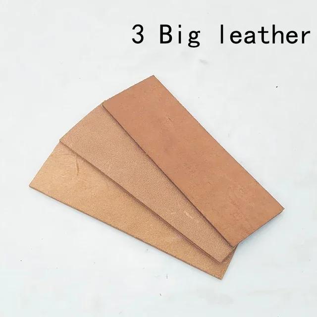 Натуральная коровья кожа, точилка, воск, шлифовка, полировальная паста, хонинговальный ремень с базовой кожаной машинкой, точилка для ножей