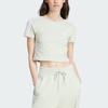 (WMNS) adidas Essentials 3-Stripes T-Shirt Asia Sizing 'Green White' Women's IY4270