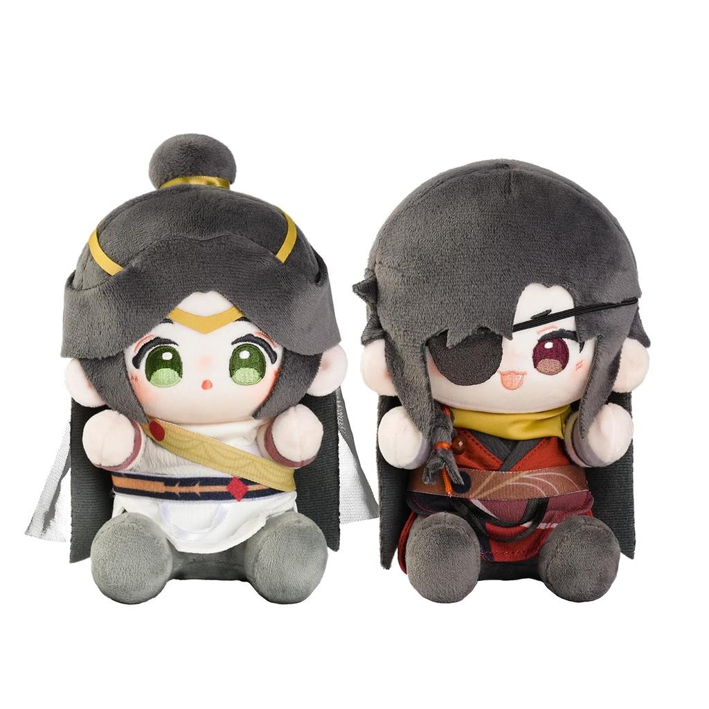 Mingyue Loulan Series 15cm Plush Toys Xie Lian Set of Character Cute Official Merchandise "Tenkan Shifu" (Sitting Position) - & Huacheng, 2, Dolls,
