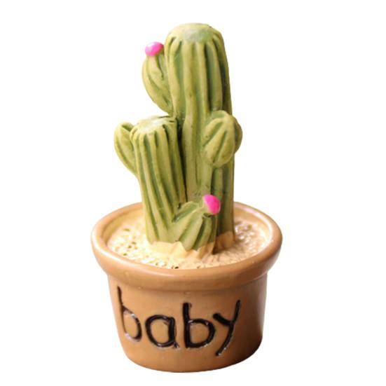 Bonsai Lifelike Eye-catching Miniature DIY Fairy Succulents Decorations for Garden