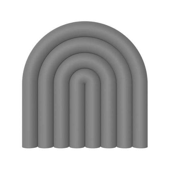 Силиконовые термостойкие подставки Радужные нескользящие подставки для горячих кастрюль, мисок, тарелок, безопасные для мытья в посудомоечной машине, кухонные настольные коврики для декора столовой