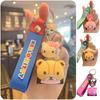 Милый мультяшный Sanrio Брелок для ключей автомобиля Подвеска для сумки Креативное украшение для автомобилей Карточка с тигром Jg-1083