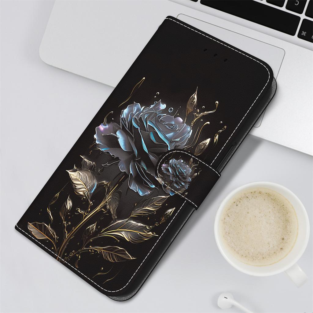 Для серии Tecno. Camon 20 Premier, Pova Neo 3, Pova 5, Spark 10C, Spark 10 Pro, Spark 8P, Camon 15... Кошелек-флип с модными картинами, чехол из искусственной кожи