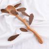 Natural Wood Flatware Tableware Mixing Kitchen Utensil Wooden Spoon Soup Spoon Stirring Spoon