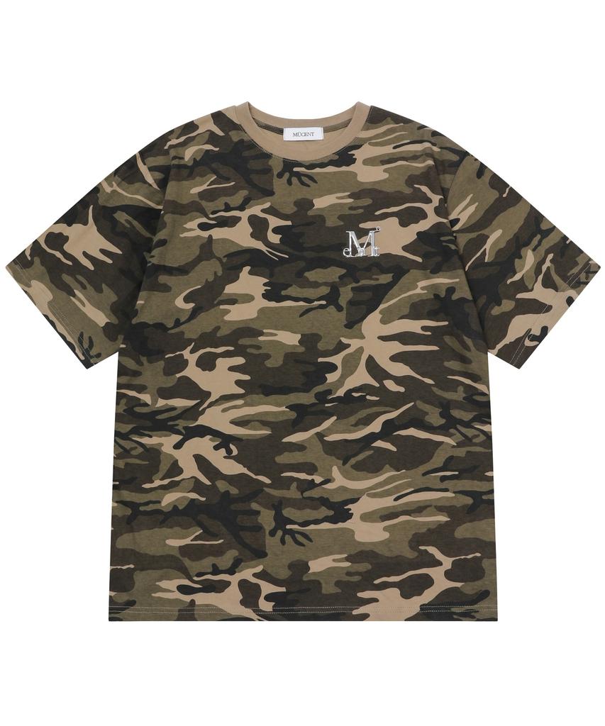 MUCENT Tenver Metal Logo Camo Short Sleeve T-Shirt Unisex