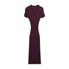 Kaslead New Arrival Women's Clothing Fashion Style Fashion Simple and Thin Rib Knitting Length Dress 3471104