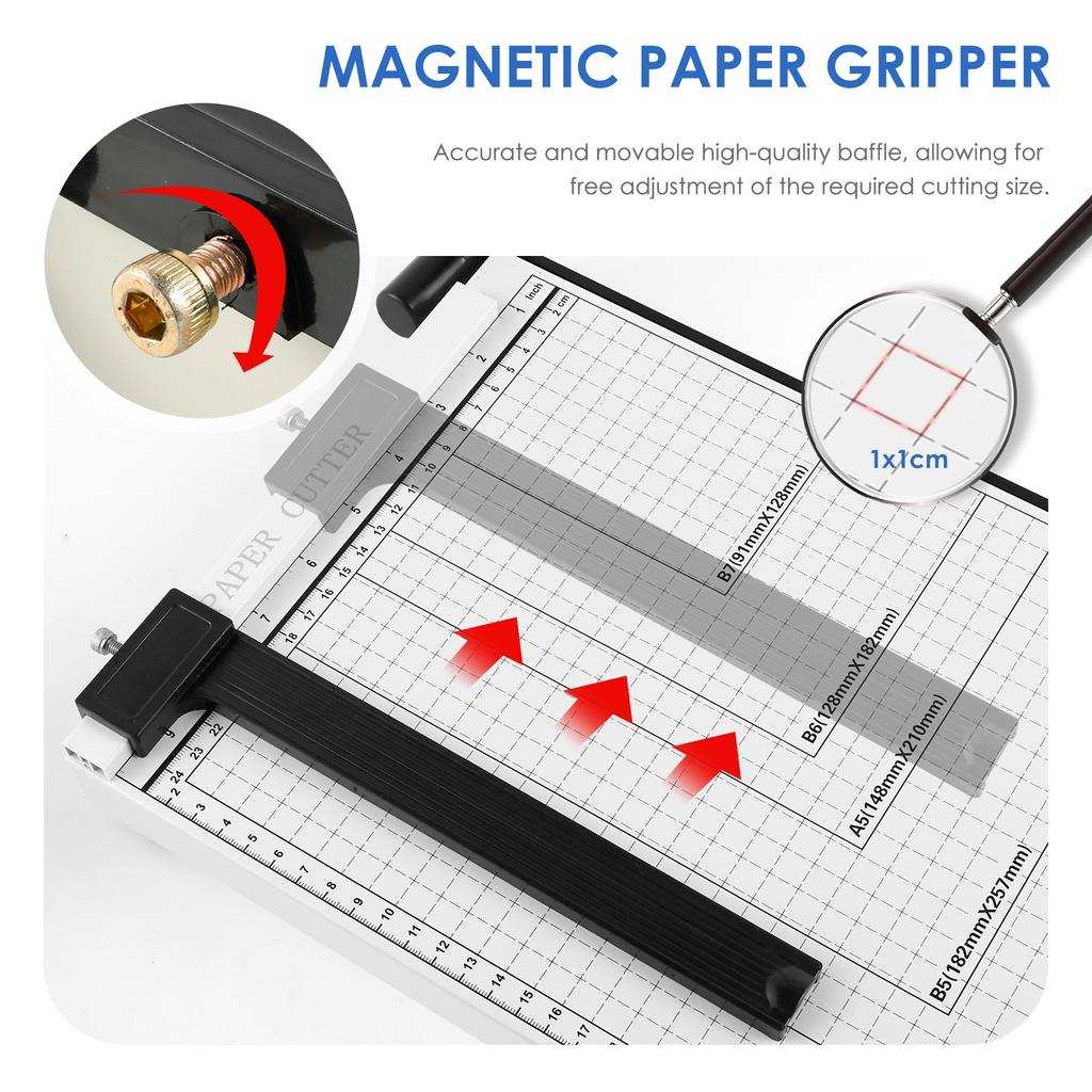 Safe Paper Cutter Slid-proof Paper Trimmer Versatile Paper Cutter Stable Paper Trimmer For Office Craft Or Pictures