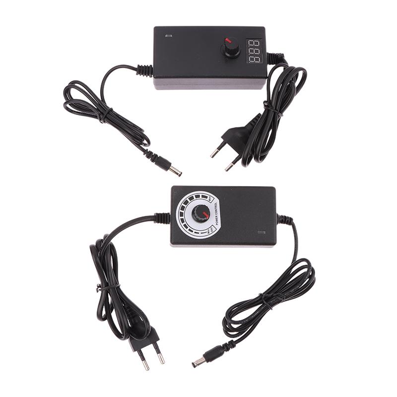 Регулируемый 3 В 9 В 12 В 24 В 1 А 2 А Универсальный Адаптер Переменного/Постоянного Тока Дисплей Экран Регулируемое Напряжение Источника Питания Adatpor