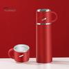 Портативная бутылка для воды из нержавеющей стали, герметичная двухслойная чашка с вакуумной изоляцией, большая емкость, пищевая посуда для напитков, модная автомобильная кружка для воды