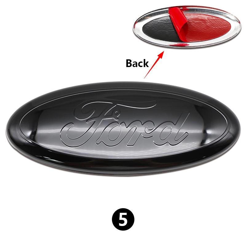 3D Aluminum Front Rear Badge Emblem Overlay 22.5cm For Ford F150 Ranger Explorer Transit Auto Truck Tuning Styling Accessories