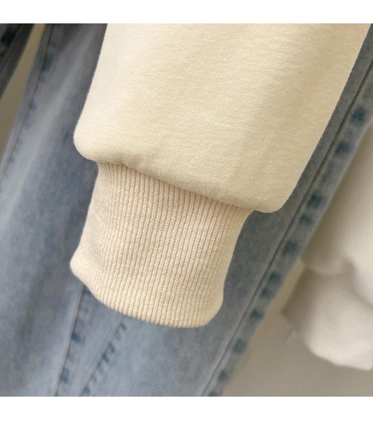 Heart Button Hoodie: College Style Loose Fit for Spring & Autumn 2025