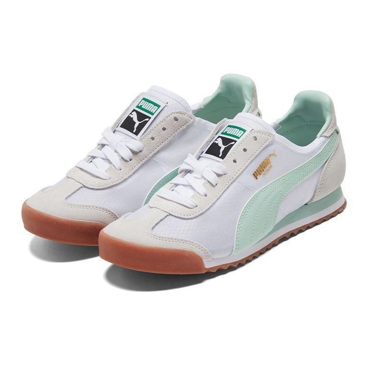 Puma Кроссовки Roma OG White Mist Green Unisex Золото 387241-02