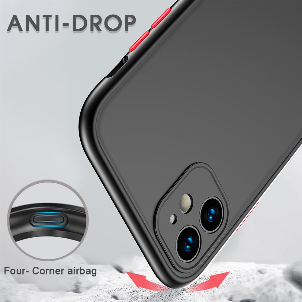 Lace Flower Pattern Frosted Transparent Hard Back Phone Casing Soft Silicone Edge Full Cover Case for iPhone 16 17 Samsung A16 A53 Redmi 10C 12 Note13