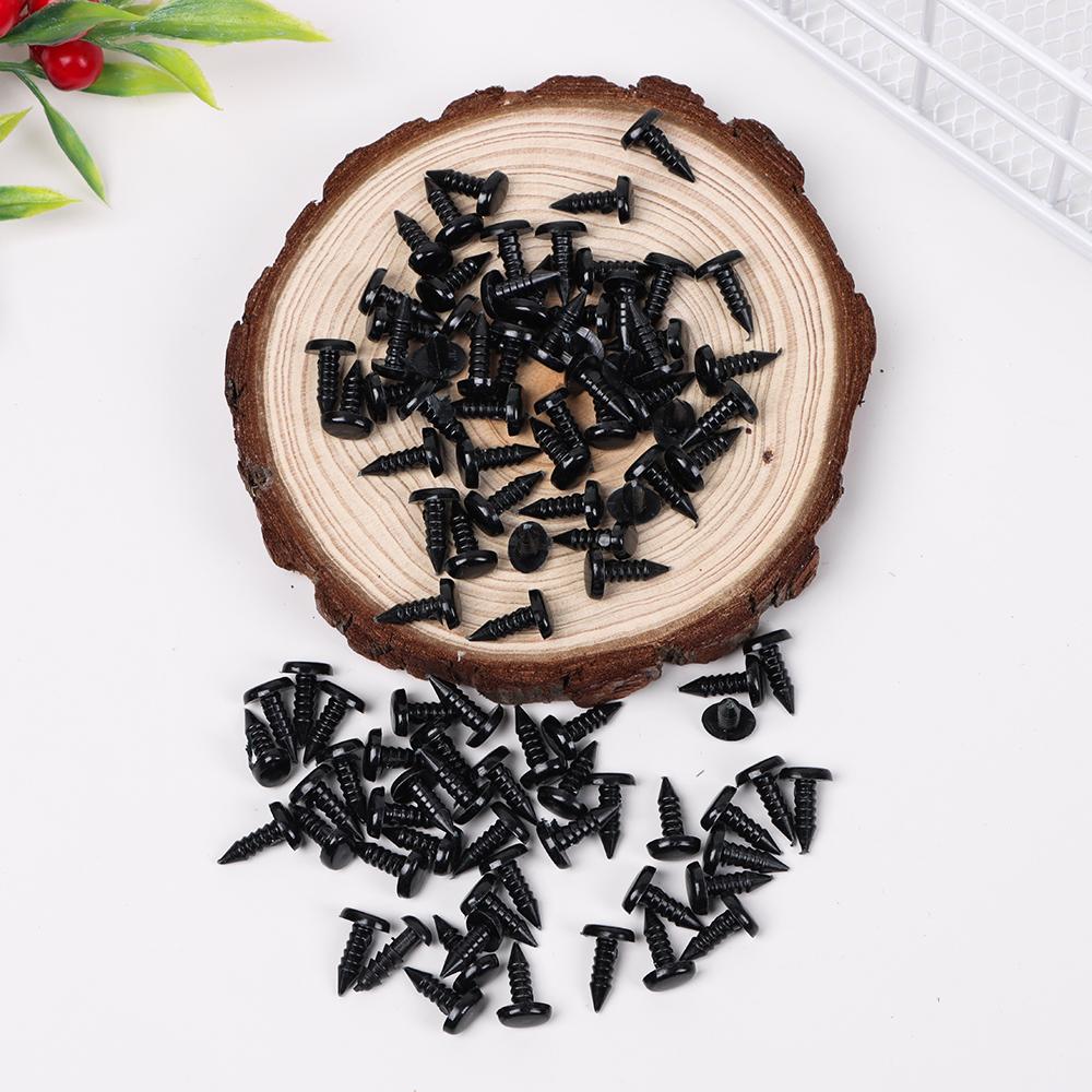 50/100 шт. Пластиковые игрушки Инструмент для DIY Аксессуары для кукол Овальные носы животных Безопасные детали Носы для кукол