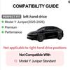 For New Tesla Model Y Launch 2025+ Juniper 2025+ TPE Floor Mats & Cargo Liner, All Weather Trunk Mats Floor Liner Backrest Mats