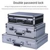 Портативный ящик для инструментов из алюминиевого сплава с замком для хранения оборудования, документов и наличных денег