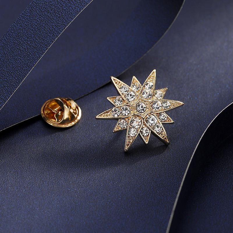 Брошь из сплава для ушей, High-end Sense, High-end Chest Flower, High-end Coat, Suit Brooch