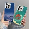 Аниме Небо Пейзаж Арт Картина Лазерный Чехол Для Телефона Для iPhone 12 13 Mini Pro Max 11 14 16 15 Pro Max Plus Ударопрочный Чехол Fundas