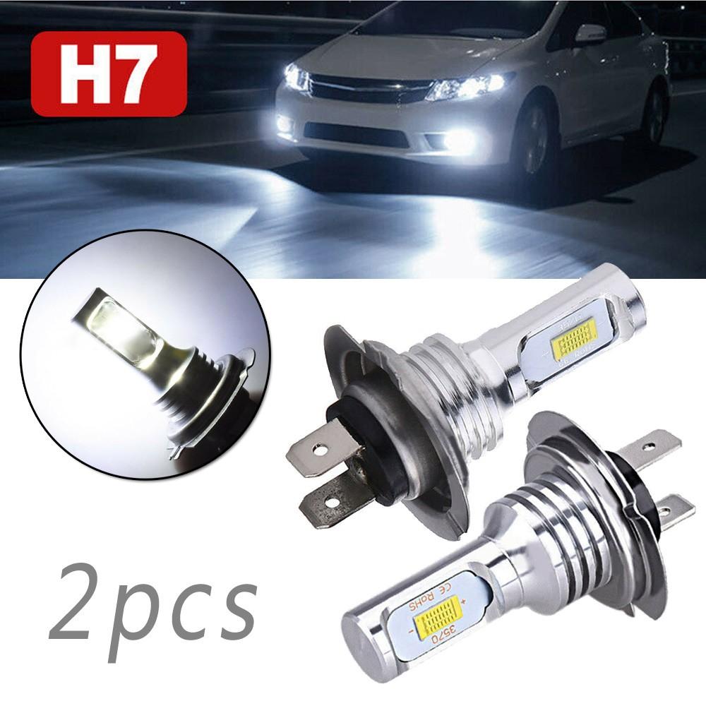 Dustproof LED Headlights Super Bright Replacement Parts Auto 2Pcs 8000LM