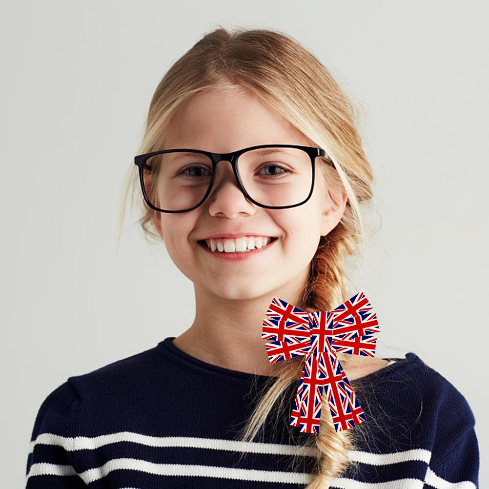 Лента Union Jack 38 мм с принтом флага Великобритании, лента Grosgrain для изготовления бантов для волос, юбилейная лента 