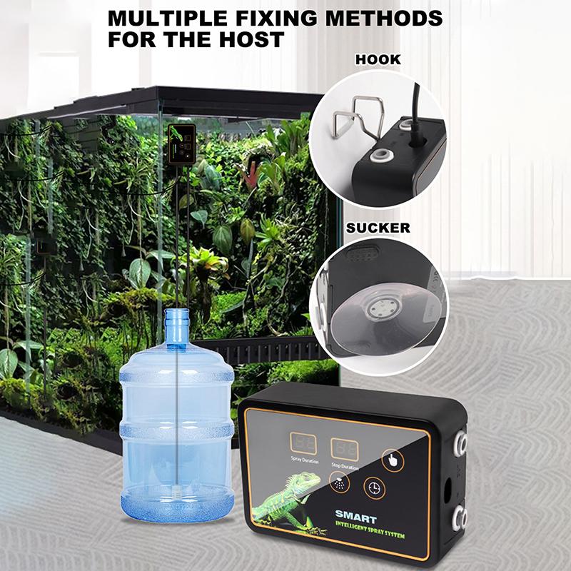 Система распыления Rainforest Tank Timing, набор для распыления, альпинистская черепаха, интеллектуальный распылитель, высокое качество, низкий уровень шума