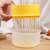 Разделитель желтка и белка яйца Кухонные гаджеты Сепаратор яиц на присоске Прозрачный Большая емкость Сливное отверстие Портативные кухонные аксессуары