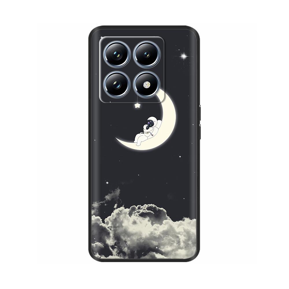 Для Xiaomi Mi 14T Pro Чехол Мягкий Жидкий Силикон Защита Задняя Крышка для Xiaomi 14T Pro Mi14T 5G Чехлы Расписные Мультяшные Фундас