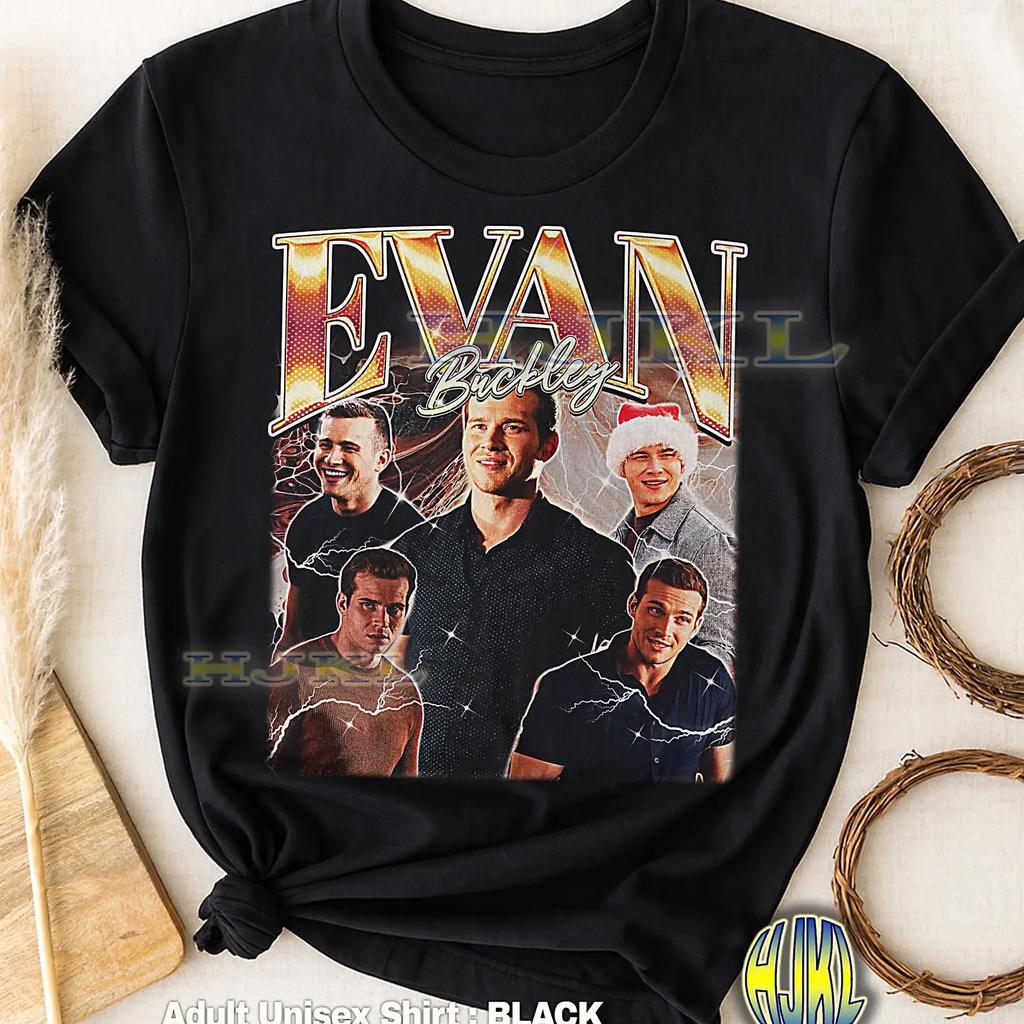 Evan Buckley Bootleg T Shirt Vintage TV Character Firefighter Hero 90s Retro Throwback Sweater vintage Washed Unisex