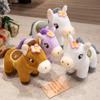 Cozy Stuffed Pony Plush Toys Cute Little Horse Cartoon Dollar Pony New Year Mascot  Friends Gift
