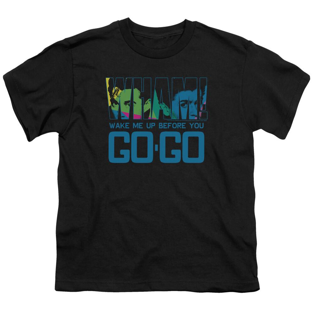 26 Wham! Wake Me Up Before You Go Go Kids Youth T Shirt Licensed Band Tee Black Unisex T-Shirt