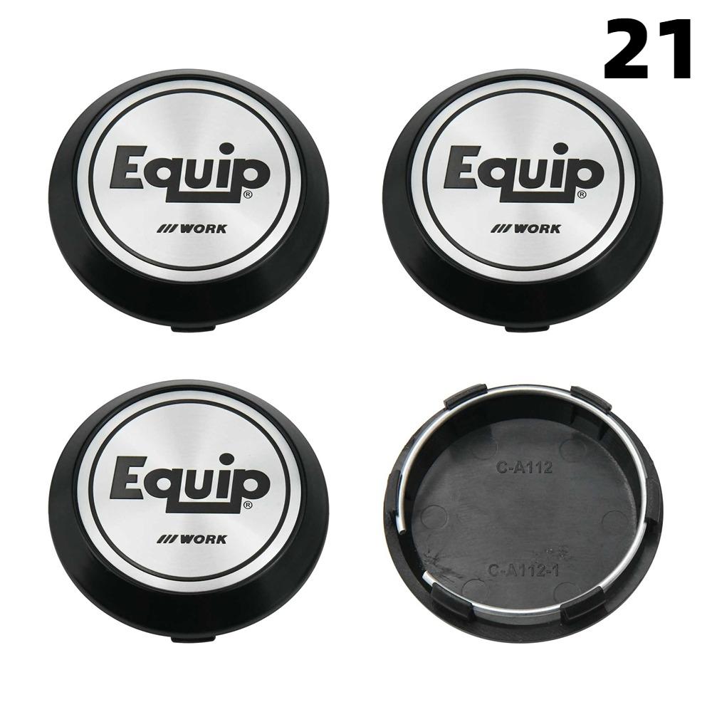 4PCS New 64MM OD / 60MM ID Cap For Rims WORK EMOTION EQUIP MEISTER VS Logo Wheel Center Cap Sport Car Wheel Cover Hub caps