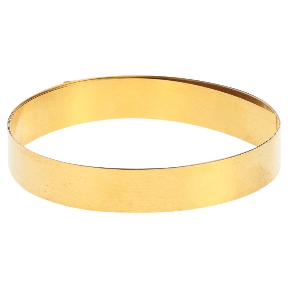 Легкообрабатываемый латунный лист в рулоне 1000 мм x 10 мм Желтая тонкая латунная полоса Металлическая фольга Пластина Рукоделие Металлообработка