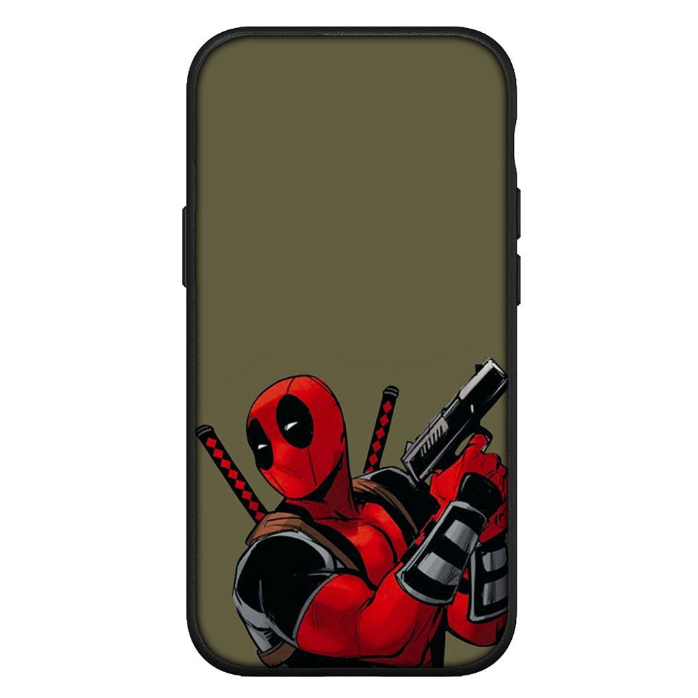 Для iPhone 16 15 Xiaomi Redmi Note 13 12 11 Pro Max X 9 14 XR Samsung Galaxy A16 S24 S23 Plus A06 14C Huawei OPPO Deadpool Superhero Marvel Phone Case
