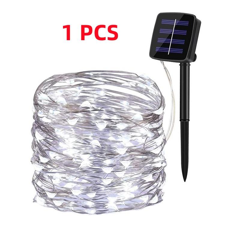 32M Solar LED Light Garden Fairy Light String Outdoor Waterproof Solar Powered Garland Christmas Wedding Party Home Decor Lights
