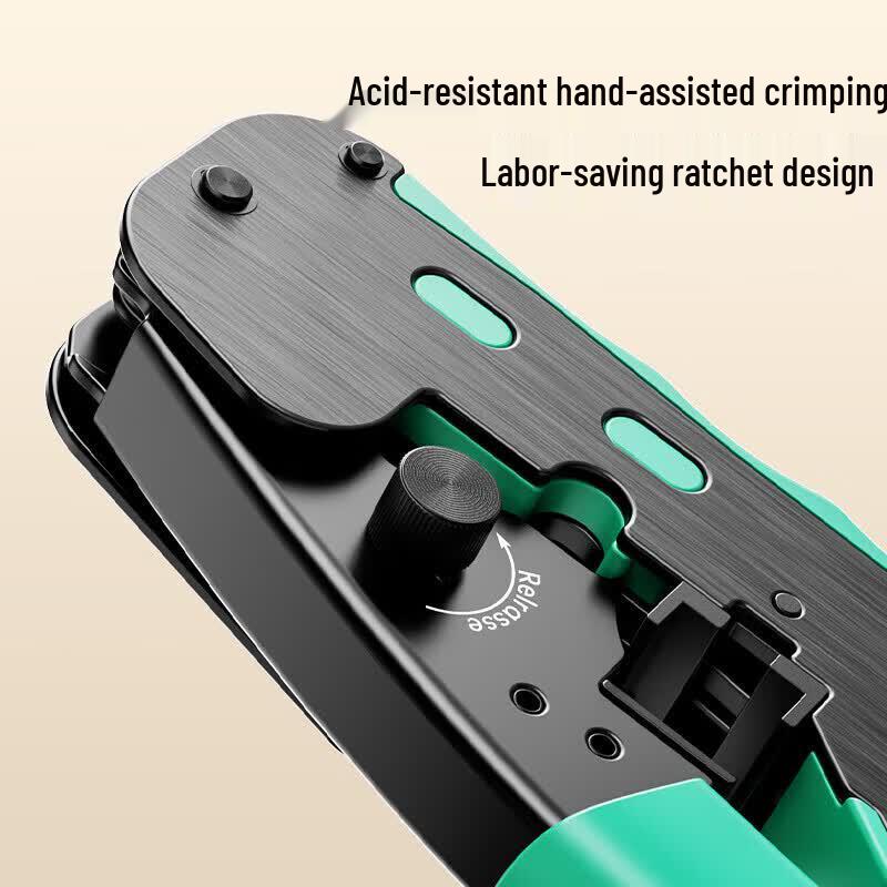 BIAZE RJ45 Pass-Through Network Cable Crimping Tool