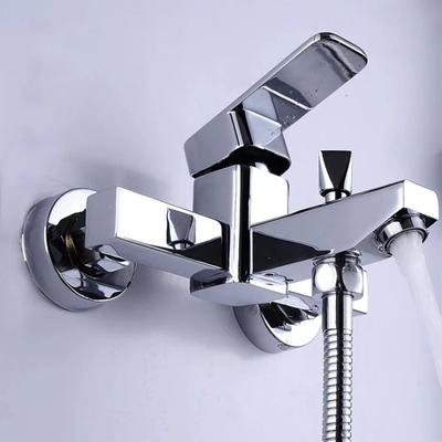 Санлиань Смеситель для душа квадратный смеситель для ванны Электролитически покрытый медью смеситель для ванной комнаты Раковина