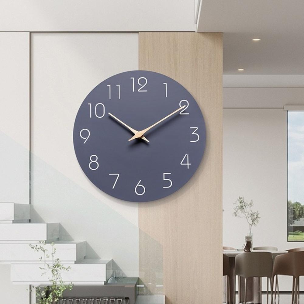 10 Inch Silent Clock Minimalist Style Digital Clock Creative Wall Clock Dining Room