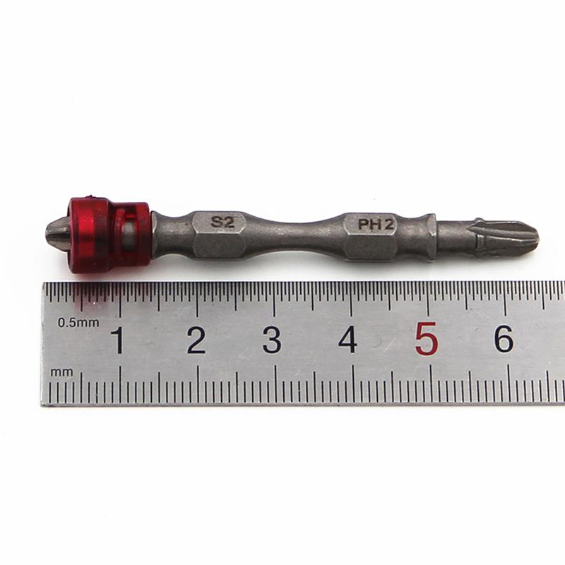 5 шт./набор Ph2 Односторонние магнитные биты для отвертки Шестигранный хвостовик 1/4 дюйма