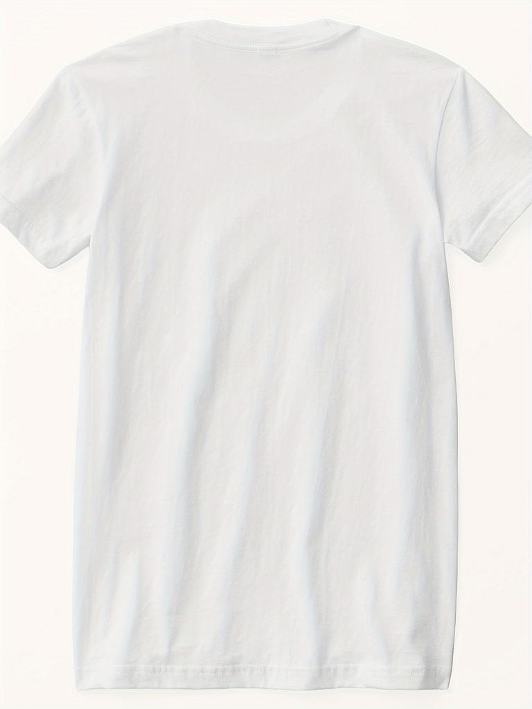 Он Воскрес Цветочная Пасхальная Футболка для Женщин - Мягкая Повседневная Посадка Короткий Рукав Круглый Вырез Весенне-Летняя Одежда Машинная Стирка