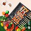Portable Stainless Steel Square Barbecue Grill Camping Net Rack for Outdoor Activities