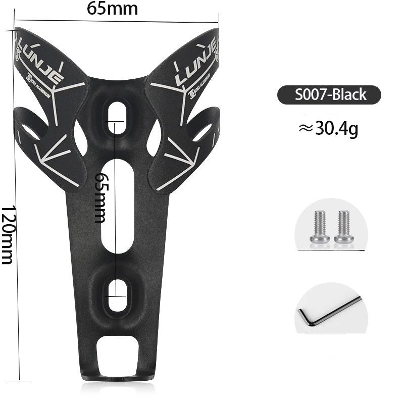 Держатель для бутылки воды для горного велосипеда Сверхлегкий из алюминиевого сплава Велосипедные флягодержатели Легкий кронштейн для велосипедной бутылки Велосипедные запчасти