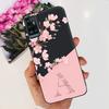 Чехол для ZTE Blade A71 2021 Модный с буквой Роскошный с цветком Мягкий силиконовый чехол из ТПУ Для ZTE Blade A71 A7030 Чехлы для телефона Ударопрочный