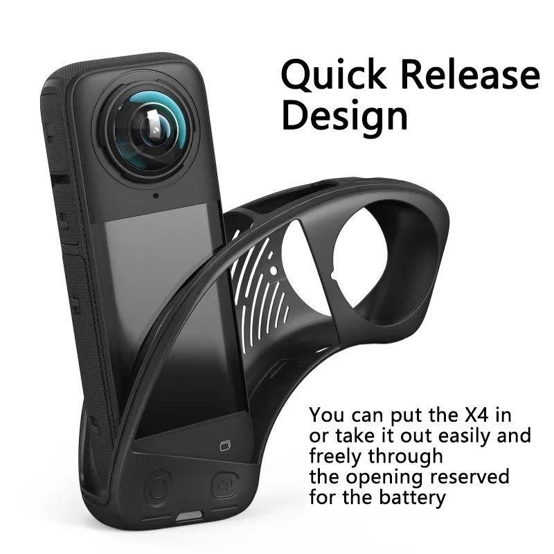 X3/X4/X5 Lens Cap for Insta360 X5 X3 X4 Camera Lens Guard Silicone Protective Cover Anti-Scratch Lens Protector Accessories