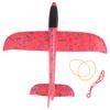 Foam Hand Throw Airplane Rubber Band Ejection Launch Glider Plane 35CM Toys