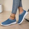 Новые весенние повседневные спортивные туфли большого размера женские европейские и американские с круглым носком на плоской подошве из вязаной сетки повседневные одинарные туфли