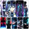 Мягкий чехол Sword Art Online Кирито для Xiaomi Poco F7 Ultra X7 X6 X5 Pro M7 Чехол для телефона Redmi 15 15C 13 13C 12 12C 10 10C Печать S
