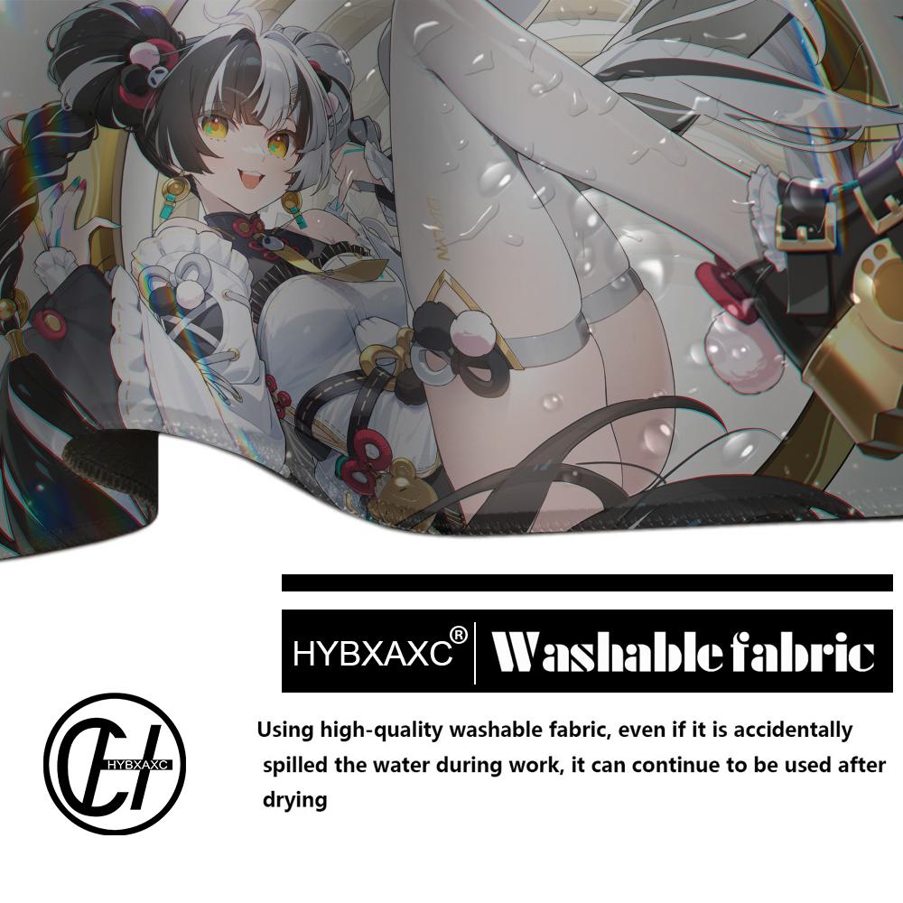 HYBXAXC New Role Pretty Zenless Zone Zero Dialyn Mouse Pad Kawaii Anime Girl ZZZ Mousepad PC Non-slip Keyboard Pad Cute Desk Mat