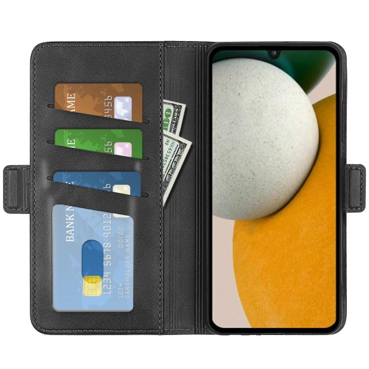Dual-side Magnetic Buckle Horizontal Flip Leather Phone Case