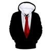 New Men's Suit Dress Sweatshirt 3D Digital Printing Spring and Autumn New Pullover Casual Sweatshirt