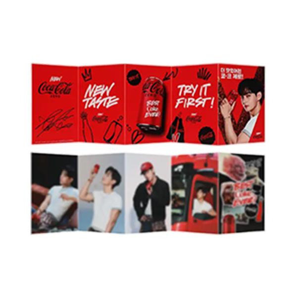 BTS V - Официальная коллаборация Coke Zero Книжка-аккордеон (Напиток исключен)